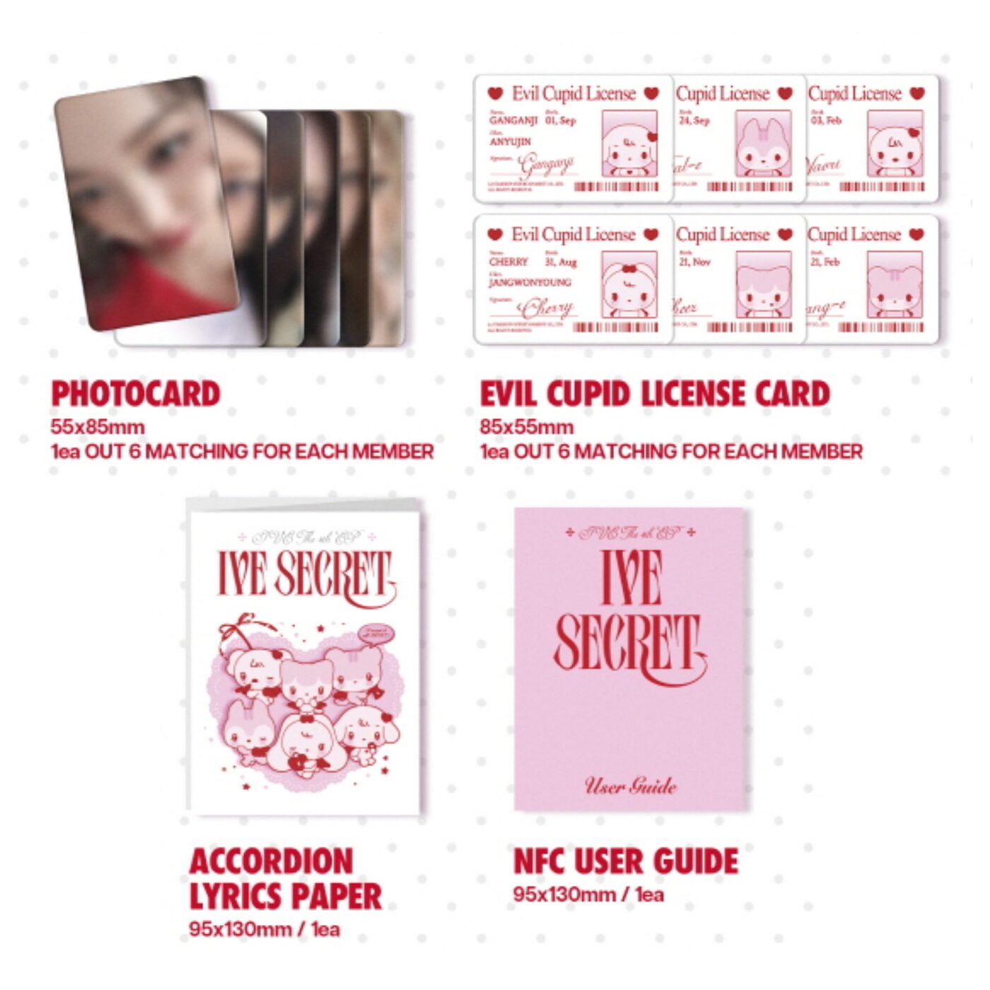 IVE - The 4th EP [IVE SECRET] (Evil Cupid Ver.) - Music - Shop